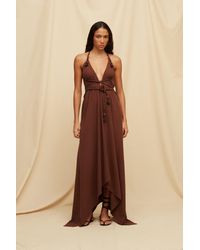 Caravana - Yatzil Tassel Maxi Dress Artisanal Cotton - Lyst