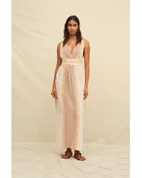 Caravana - Ephra Maxi Dress Cotton Gauze - Lyst