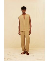 Caravana - Senan Pants Cotton Jute - Lyst