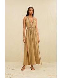Caravana - Soraya Long Dress Artisanal Cotton - Lyst