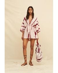 Caravana - Tavira Mini Dress Artisanal Cotton - Lyst