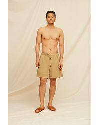 Caravana - Everen Shorts Cotton Jute - Lyst