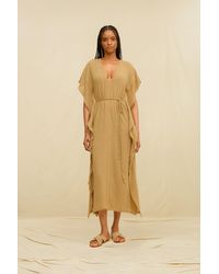 Caravana - Tani Kaftan Cotton Gauze - Lyst