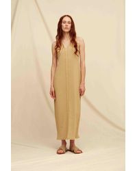 Caravana - Xitso Long Dress Cotton Jute - Lyst