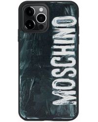 Moschino - Cover Iphone 12 Pro Max Painting Nera - Lyst