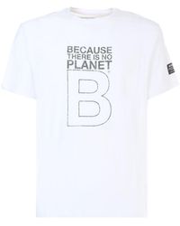 Ecoalf - T-shirt bianca in cotone - Lyst
