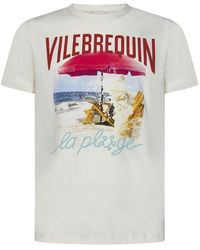 Vilebrequin - T-shirt panna in cotone - Lyst