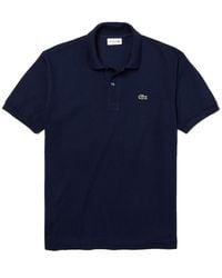 Lacoste - Classic Fit L1212 Polo Shirt Navy Blue 166 - Lyst