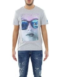 Sundek - T-shirt 'sunglasses' in cotone - Lyst