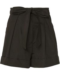Pinko - Shorts "primula" in lino e cotone - Lyst
