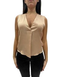 Kaos - Top Con Scollo A V - Lyst