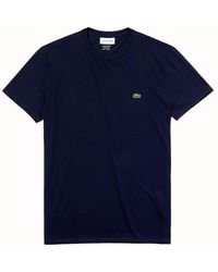 Lacoste - T Shirt Navy - Lyst