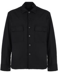 Costumein - Camicia nera in misto lana - Lyst