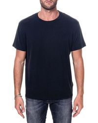 Dondup - T-shirt nera con ricamo logo - Lyst