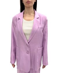 ACTUALEE - Giacca Glicine Oversize - Lyst
