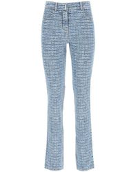 Givenchy Jacquard 4g Jeans - Blue
