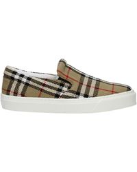 burberry slip on shoes