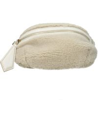 Max Mara Beige Backpacks And Bumbags - Natural
