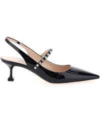 miu miu crystal slingback