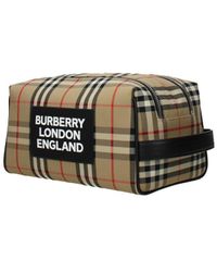 Burberry Beauty Cases Men Beige - Natural