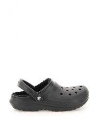 mens black crocs with fur