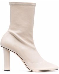 STUDIO AMELIA Ankle-length Boots - Natural