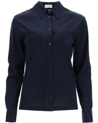 CELINE LOOSE T-SHIRT IN COTTON WITH STUDS - OFF WHITE / BLACK - 2X687501F.01OB | CELINE