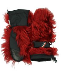 Moncler Red Gloves