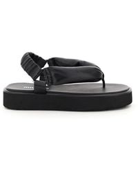 Miu Miu Flat sandals for Women - Up to 55% off | Lyst