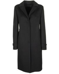Loro Piana Breaden Cashmere Black Coat