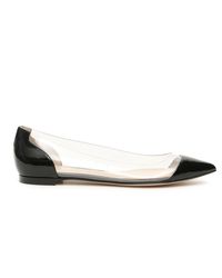 gianvito rossi plexi flat