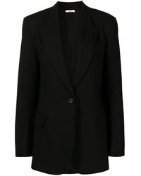 Zilver Organic Cotton Suit Jacket - Black