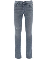 Etro Jeans With Embroidered Logo - Blue