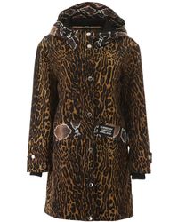 Burberry Cramond Animalier Parka - Brown