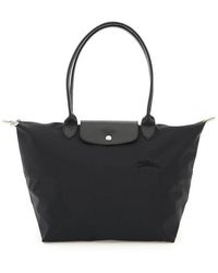 Longchamp Le Pliage Green Shopping Bag - Black