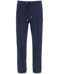 Dior Technical Twill Track Pants - Blue
