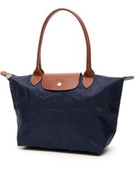 Longchamp Small Le Pliage Shopping Bag - Blue