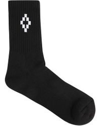 Marcelo Burlon Cross Socks - Black