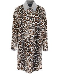 Bottega Veneta Leopard-printed Coat - Black