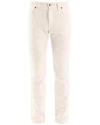 fendi white jeans