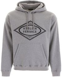 versace skater olympus print hoodie