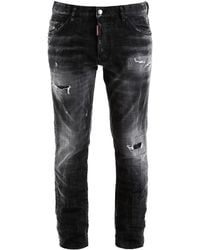 dsquared ripped jeans mens