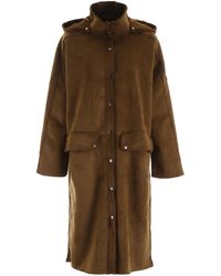 Mes Demoiselles Faux Shearling Coat - Brown