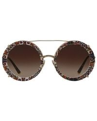 Dolce & Gabbana Customize Your Eyes Majolica Clip On Sunglasses - Multicolour