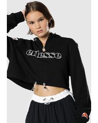 ellesse cargo crop hoodie