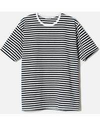 Nanamica Coolmax® Striped Jersey T-shirt - Multicolour
