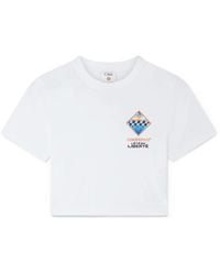 Casablanca Paris - Le T-Shirt Court À Manches Courtes L'Été En Liberté - Lyst