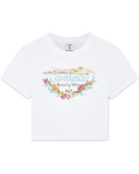 Casablanca Paris - T-Shirt Court Los Angeles Store - Lyst