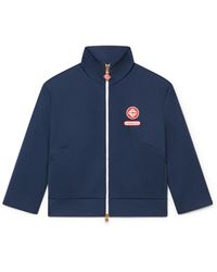 Casablanca Paris - Tricot Cropped Track Jacket, By - Lyst