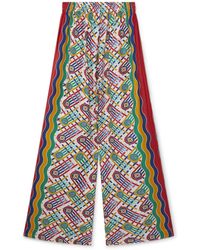 Casablanca Paris - Pantalon Large Imprimé - Lyst